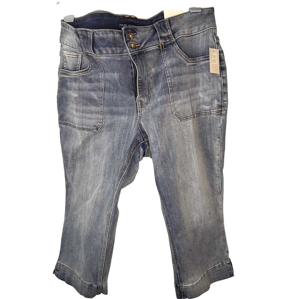 Maurice's Womens Plus Size 18W *nwt* Capri‎ Mid-Rise Jeans